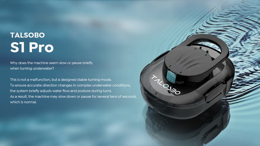 Aiper Scuba S1 Robotic Pool Cleaner – 4500GPH Suction, Wall & Waterline Cleaning, 4 Modes, Smart Wavepath Navigation, 150-Min Runtime, Pool Vacuum for Inground Pools