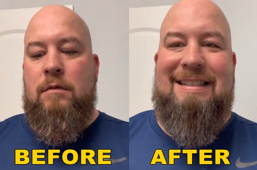 Beard Straightener w/Beard Oil & Balm & Guide E-Book,Upgraded 3 in 1 Hair Straightener Brush Beard Straightening Comb,Unique Stocking Stuffers Gifts for Men Him Dad Husband Birthday Christmas Gifts