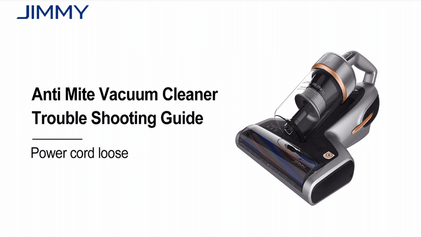 Jimmy Mattress Vacuum Cleaner, Bed Vacuum with UV & Ultrasound, High Heating, Smart Dust Sensor, 15Kpa Powerful Suction, Lightweight, Deep Clean Dust and Pet Hair in One Go(BX6 Lite, Corded)