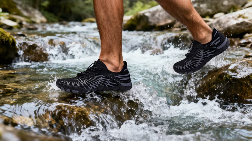 ELETON Hike Barefoot Shoes Womens Men Footwear,Pro-Healthy&Non-Slip Water Shoe for Women Men, Wide Toe Running Shoes Boots Sneakers Unisex