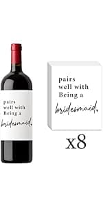FBCCZEY Engaged Gifts, Engagement Gifts for Couples Her, Engagement Party Decorations Gifts for Engaged Couple Wine Bag, Pairs Well with Getting Engaged Wine Bottle Bag