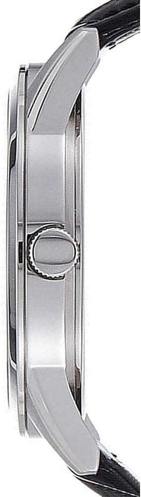 Citizen Citizen Quartz Mens Watch, Stainless Steel with Leather Strap, Casual