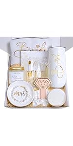 Engagement Gifts for Couples, Boyfriend and Girlfriend Wine Glass Engaged Gift Set with Wine Bag, Fiance Fiancee Gift for Him and Her Bride and Groom, Wedding Bridal Shower Gifts for Newlywed
