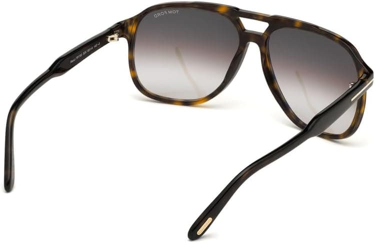 Tom Ford FT0753 52K Dark Havana FT0753 Pilot Sunglasses Lens Category 3 Size 62