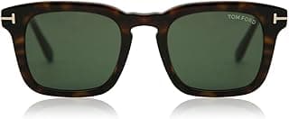 Tom Ford FT0751 Dark Havana Square Men Sunglasses - 50mm