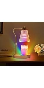 Candle Warmer Lamp with Timer Dimmer Adjustable Height for New Home Bedroom,Mothers Day Gifts,Vintage Home Decor for Scented Jar