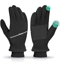 ihuan Winter Waterproof Gloves Cold Weather - Snow Ski Windproof for Men Women, Warm Touchscreen Thermal for Running Cycling
