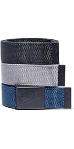 Nike Men's 3 Pack Golf Web Belt