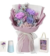 Childom Birthday Gifts for Women,Flowers for Delivery Prime,Colorful Rainbow Light Up Rose in A Glass Dome,Christmas Rose Gifts for Her Mom Women Wife Girl Grandma on Christmas Anniversary Valentines