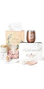 Engagement Gifts for Couples Women, Cool Wine Engaged Tumbler Gift Set Newly Presents for his and her him Fiance Fiancee Friend, Girlfriend Boyfriend Ideas with Straws, Socks, Candle & Greeting Card