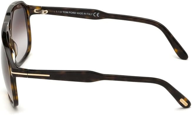Tom Ford FT0753 52K Dark Havana FT0753 Pilot Sunglasses Lens Category 3 Size 62