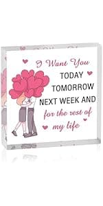 I Love You Gifts for GF Valentines Gift Bags Valentines Day Gift I Love You Cosmetic Bag for Her Anniversary Bag for Girlfriend Wife Women