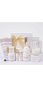 Gift Baskets for Women, 10pcs Unique Birthday Gifts for Women, Best Friend Birthday Xmas Gifts, Get Well Soon Gift Basket Sending Sunshine Cheer Up Box for Sister Friendship - BRIGHTEN UP HER DAY!