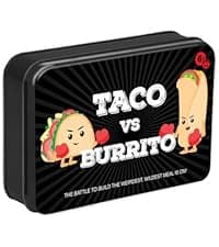 Taco vs Burrito - The Wildly Popular Surprisingly Strategic Card Game Created by a 7 Year Old - 5 Ways to Play - a Family-Friendly Party Game for Kids, Teens & Adults