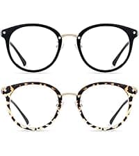 ANDWOOD Blue Light Blocking Glasses Men Women Computer Filter Large Frame Bluelight Blocker Anti Blue Ray Lightweight AR002