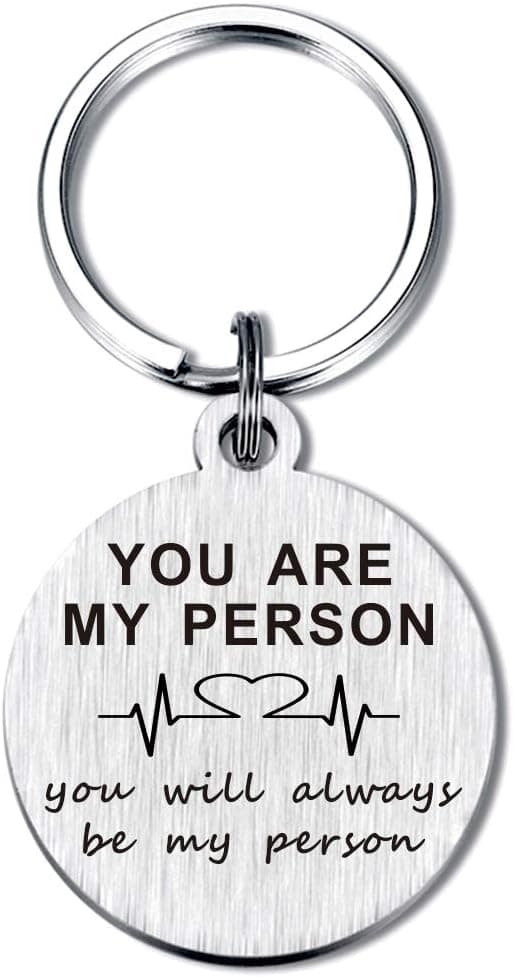 You are My Person Gifts Bff Women Teens Girls Best Friends Keychain Birthday Valentines Key Chains Rings