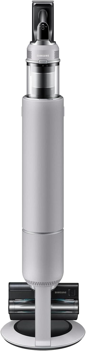 Samsung Bespoke AI Jet Lite Cordless Stick Vacuum with All-in-One Clean Station, 280AW Suction, Long Battery Life, Anti-Tangel Pet Tool, 2025, Pebble Gray, VS80F28DMP/AA