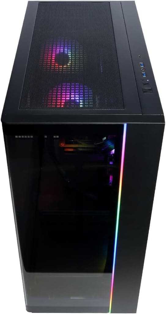 CyberPowerPC Gamer Master Gaming PC, AMD Ryzen 7 8700F 4.1GHz, GeForce RTX 5060 Ti 8GB, 16GB DDR5, 1TB PCIe 4.0 SSD, WiFi Ready & Windows 11 Home (GMA2900A2)