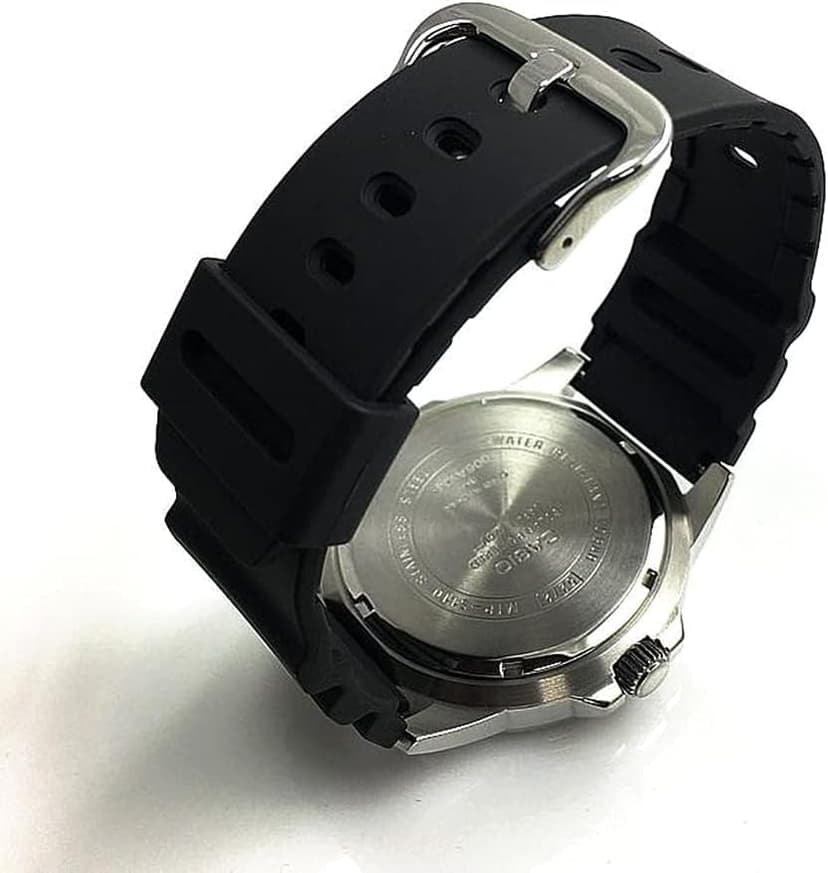 Casio MTPS110 Series | Unisex Analog Watch | 100M WR | Stainless Steel Case | 3 Hand Analog (HR, Min, SEC) | Date Display | Low Battery Alert | Diver Inspired Styling | Solar Powered