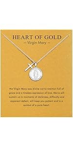 Baydurcan Friendship Anchor Compass Necklace Good Luck Elephant Pendant Chain Necklace with Message Card Gift Card