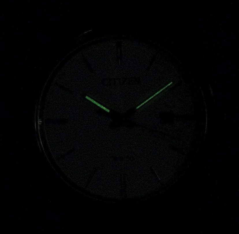 Citizen Citizen Quartz Mens Watch, Stainless Steel with Leather Strap, Casual