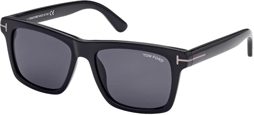 Tom Ford BUCKEY-02 FT 0906-N Shiny Black/Grey 56/17/145 men Sunglasses