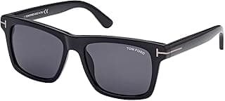 Tom Ford BUCKEY-02 FT 0906-N Shiny Black/Grey 56/17/145 men Sunglasses