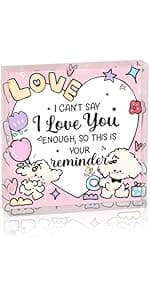 I Love My Gf, I Love My Girlfriend, Gf Gifts, Miss You, Gift for Gf, Valentines Day Gifts for Gf, Girlfriend Birthday Gift Ideas, Soulmate Gifts for Her, To My Girl Acrylic Block