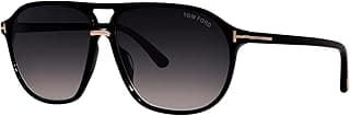 Tom Ford BRUCE FT 1026 Shiny Black/Dark Grey Shaded 61/12/145 men Sunglasses