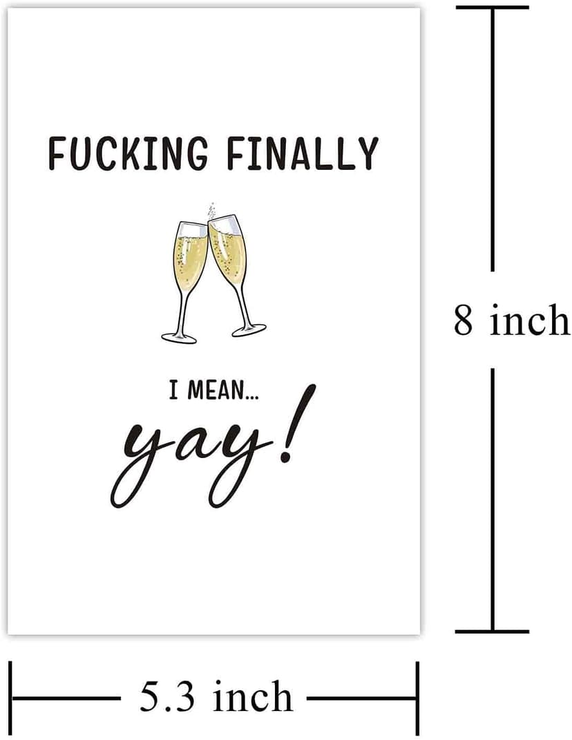 Marriage Card, Humorous Wedding Card, Congratulation Engagement Card