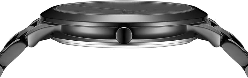 NIBOSI Men Watches Analog Quartz Stainless Steel Black Watches for Men Waterproof Business Classic Watch Fashion Minimalist Ultra Thin Wrist Watch for Work and Casual Wear