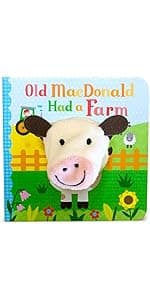 Hooray It's Your Birthday! Finger Puppet Board Book for Celebrations & Parties Ages 1-4 (Finger Puppet Board Books)