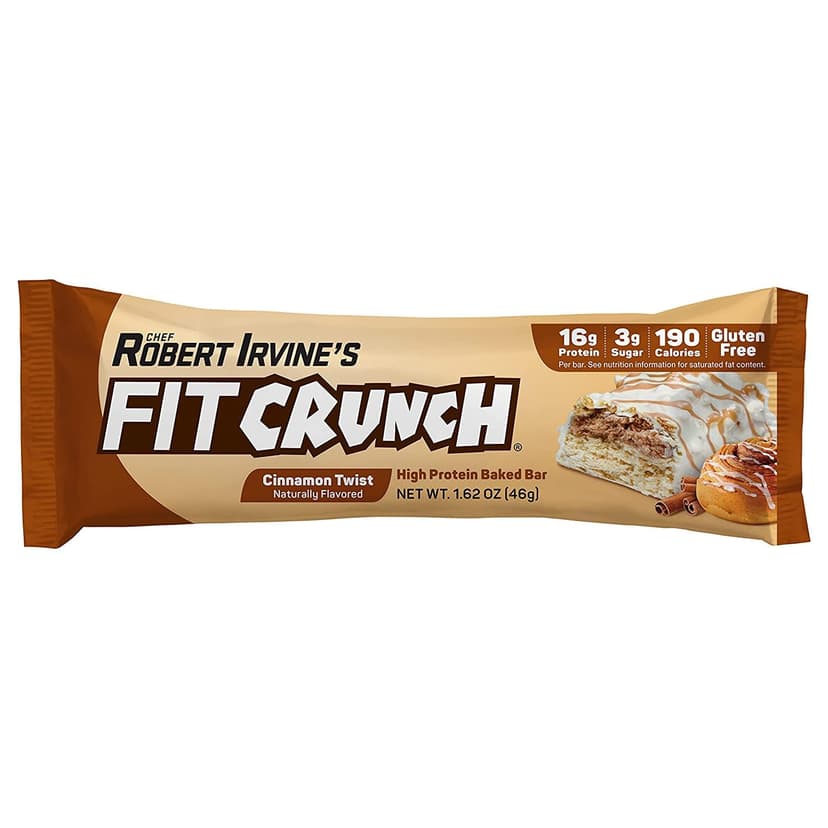 FITCRUNCH Snack Size Protein Bars, 6-Layer Baked Bar, 3g of Sugar, Gluten Free & Soft Cake Core (9 Count, Flavor Lovers)