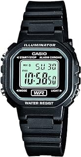 Casio LA20WH Series | Women's Digital Watch | Water Resistant | LED Light | Auto Calendar | Date Display | 1/100 SEC Stopwatch | Regular Time Keeping (HR, Min, SEC, PM, Date, Day) | 5 Yr Batt