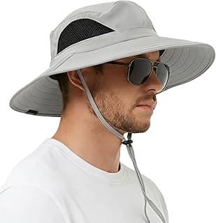 EINSKEY Wide Brim Sun Hat, UPF 50+ UV Protection Waterproof Packable Bucket Hat for Men & Women, Fishing Hiking Beach Garden