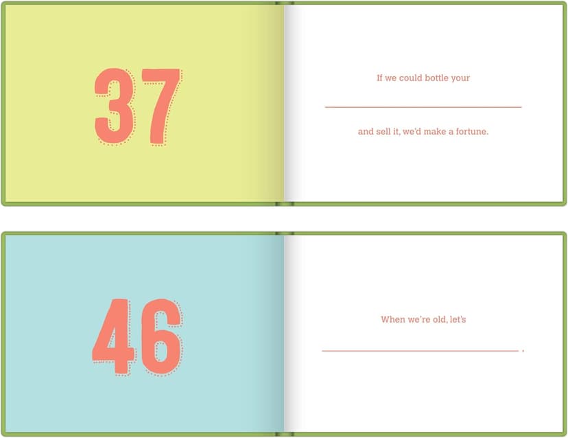 Knock Knock Why You're My Bestie Book Fill in the Love Fill-in-the-Blank Book Gift Journal, 4.5 x 3.25-Inches
