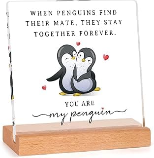 SteadStyle Gifts for Him Her Boyfriend Girlfriend - Wedding Anniversary Acrylic Plaque Gifts for Men Women, Birthday Gift for Wife Husband Couple, Wedding Gift, Valentines Day, Christmas, Mothers Day
