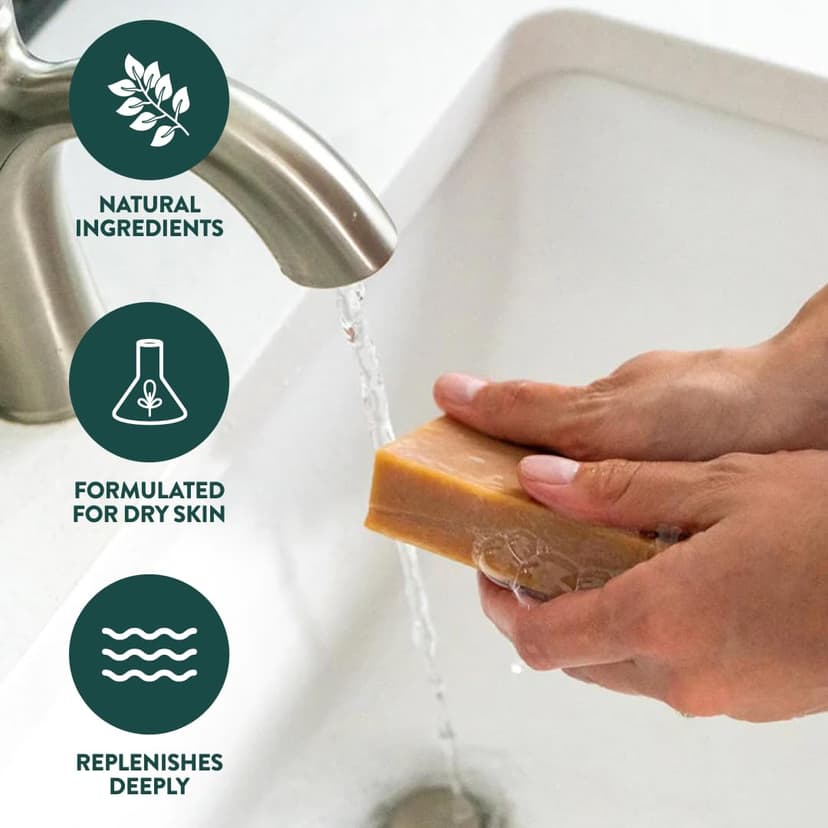 Handmade in Canada, Plant Based Cold Process Natural Bar Soap, With Premium Essential Oils, Dry Skin, Pack of 6 (For Him)