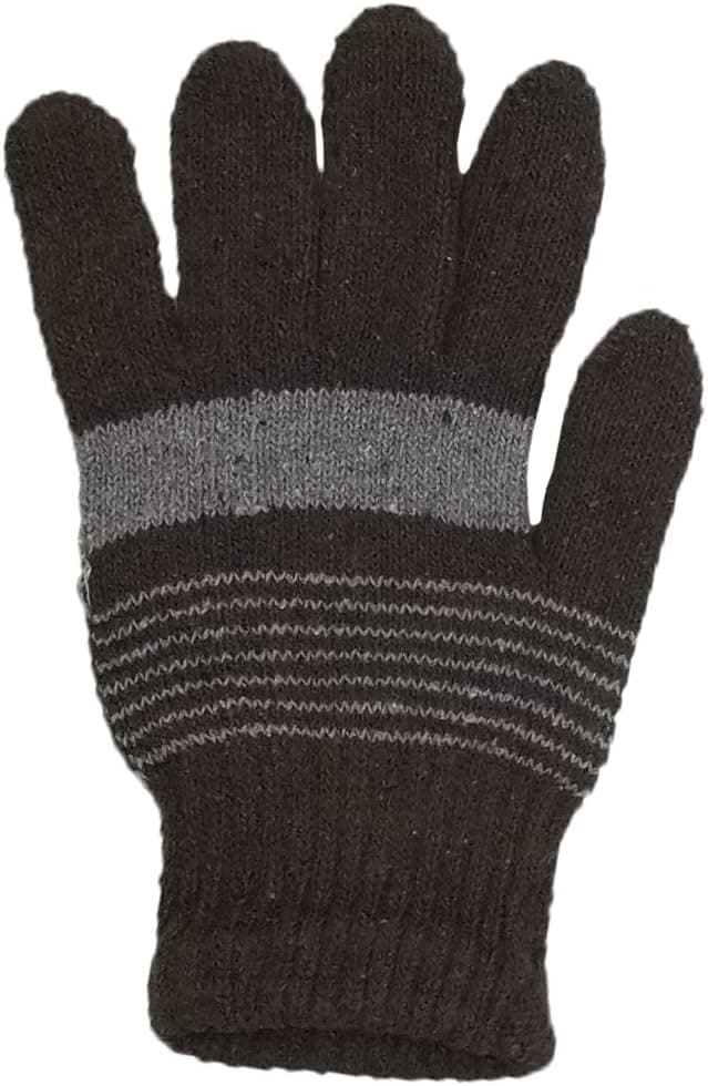 Winterlace 48 Pairs Winter Magic Gloves, Bulk Warm Brushed Interior, Stretchy Assorted Mens Womens