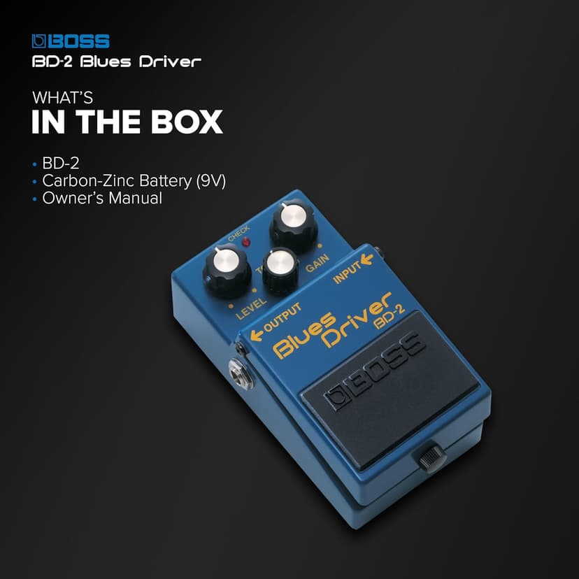 Boss BD-2 Blues Driver Guitar Effects Pedal