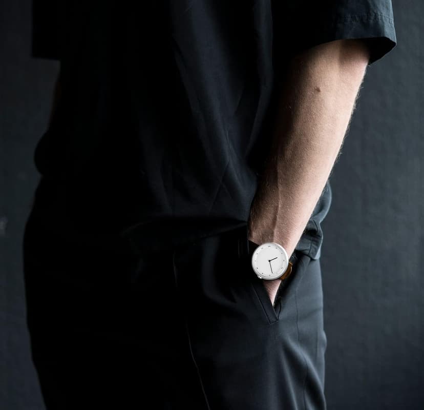 AGEN KGEN Mens Watches Ultra-Thin Minimalist Waterproof Fashion Simple Business Wrist Watch for Men Unisex Dress with Leather Band