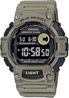 Casio TRT110H Series | Digital Watch | 100M WR | 1/100 SEC Stop Watch | LED Light | Mud Resistant | Low Temp Resistant | Auto Calendar | Dual Time | Vibration/Daily Alarm | 10 Year Battery