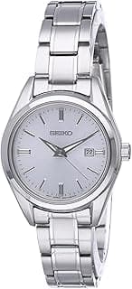 SEIKO Watch for Women - Date Calendar, and Water-Resistant to 100m