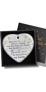YZEXEZY Thank You Being A Part of My Journey Ornament Keepsakes- Appreciation Gifts,Thank You Gifts Farewell Gift for Women Friends Manager Coworkers Boss Teacher with Gift Box