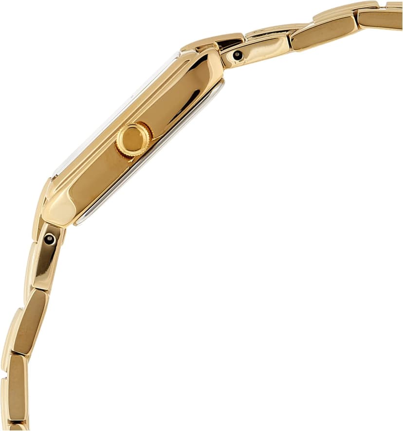 SEIKO Jewelry-Inspired Stainless Steel Watches for Women with Push 3-Fold Bracelet and Scratch-Resistant Hardlex Crystal, 30m Water-Resistant