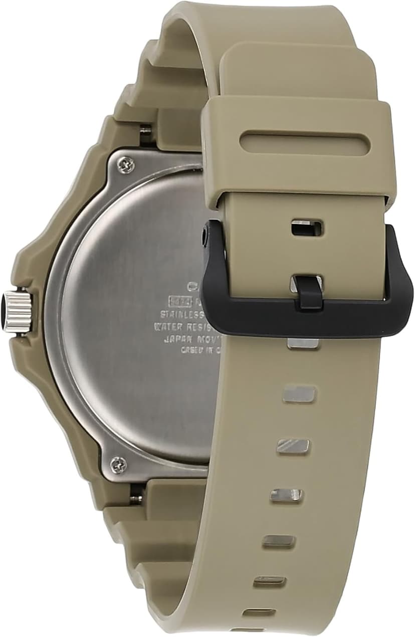 Casio MRW200H Series | Men's Analog Watch | Sporty Design | 100 Meter Water Resistance | Date Display | Rotary Bezel | Regular Time Keeping (HR, Min, SEC, PM, Date, Day) | 3 Year Battery