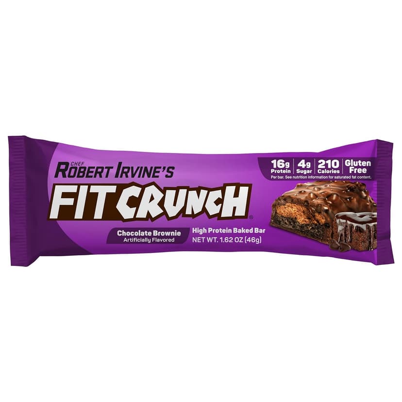 FITCRUNCH Snack Size Protein Bars, 6-Layer Baked Bar, 3g of Sugar, Gluten Free & Soft Cake Core (9 Count, Flavor Lovers)
