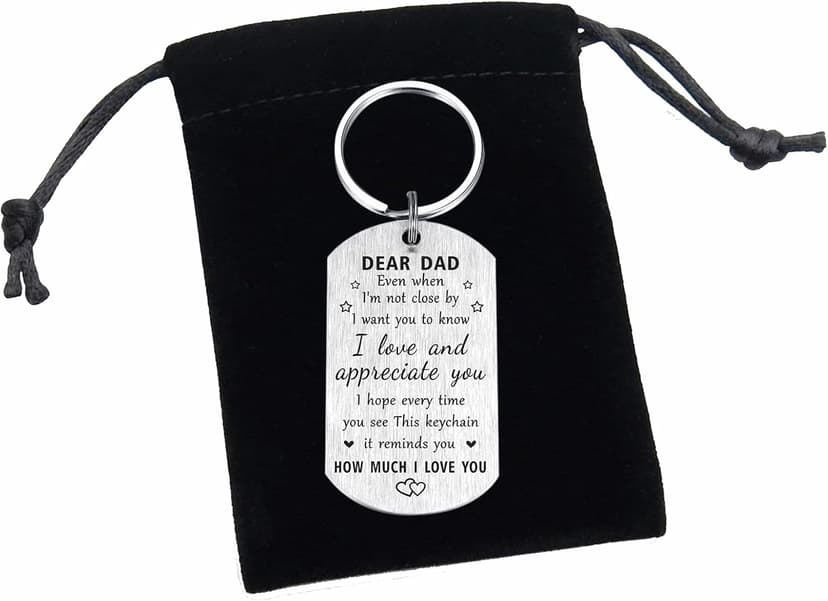 Resdink Dad Gifts from Daughter Son- Remember I Love You Dad Birthday Christmas Fathers Day Keychain