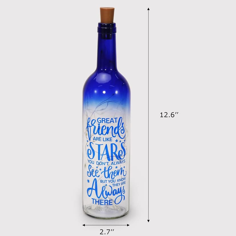 Christmas Gifts for Women - Best Friends Gifts 2025 - Wine Bottle Lights with Cork - Light Up Lamp Decor for Home Decorations - Birthday Friendship Unique Gift for Womens Men Sister Girls Boys Adults