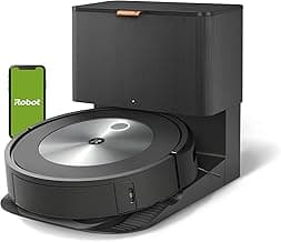 iRobot Roomba j6+ Self-Emptying Robot Vacuum – Identifies and Avoids Pet Waste & Cords, Empties Itself for Up to 60 Days, Smart Mapping, Compatible with Alexa, Ideal for Pet Hair